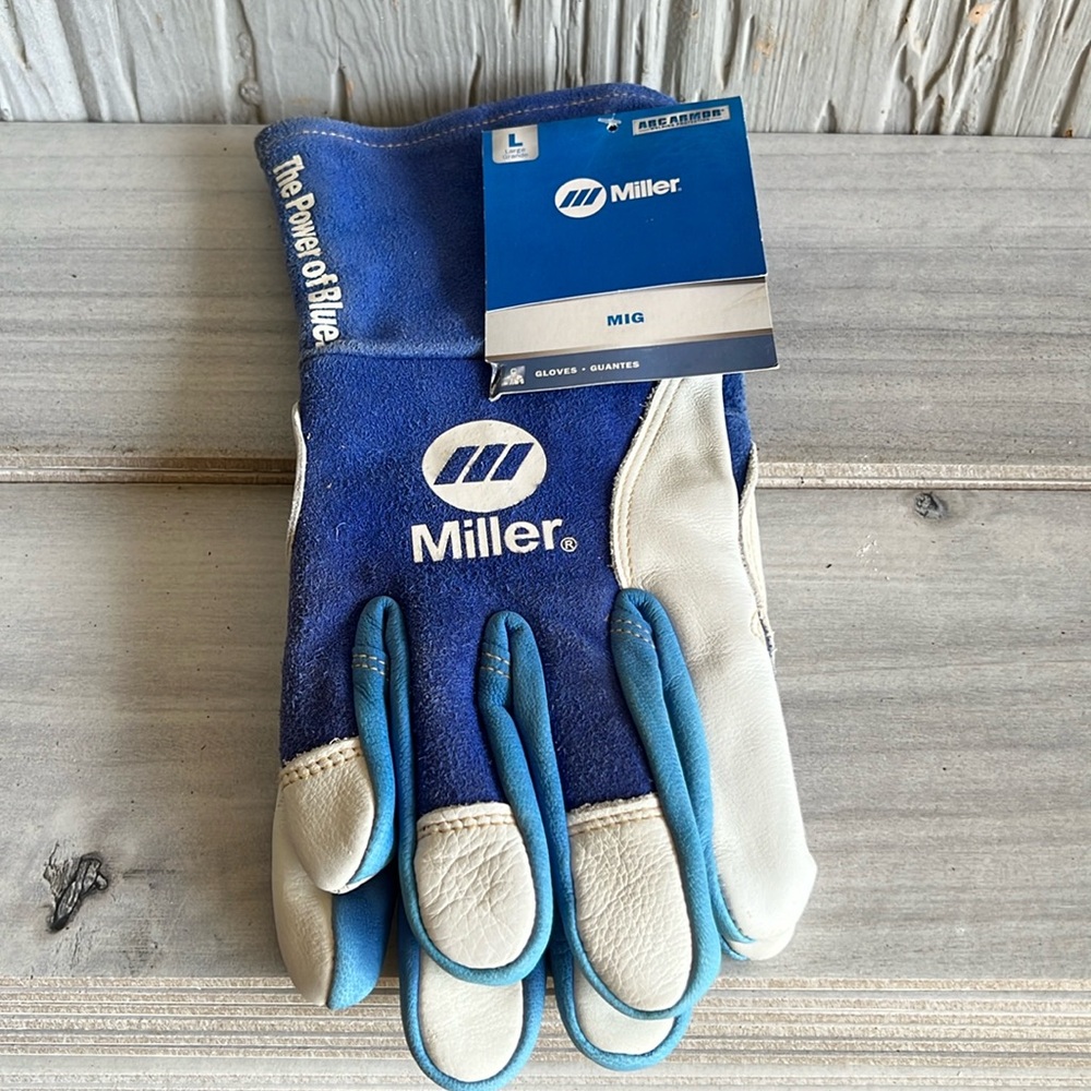 Miller welding gloves new never used with tags